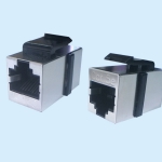 CAT5E shield clip pass-through