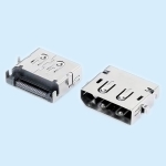 DP 20Pin Female Sink Type SMT No Crimping Four-Pin Board